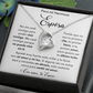 Regalo Para Esposa, Detalles Para Mi Esposa, Mensaje Para Mi Esposa - Forever Love Necklace - ESP_BR2_NLNM5_2