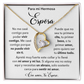 Regalo Para Esposa, Detalles Para Mi Esposa, Mensaje Para Mi Esposa - Forever Love Necklace - ESP_BR2_NLNM5_2