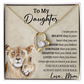 12-946- To My Daughter forever love nacklace