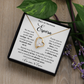 Regalo Para Esposa, Detalles Para Mi Esposa, Mensaje Para Mi Esposa - Forever Love Necklace - ESP_BR2_NLNM5_2