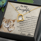12-946- To My Daughter forever love nacklace