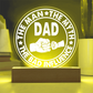 Dad Round Acrylic, Gifts For Dad From Daughter, Dad Gift From Daughter, Fathers Day Gifts For Dad From Daughter