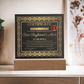 Certificate Of Excellence Best Boyfriend's Mom Square Acrylic, Gift For Boyfriend's Mom From Son's Girlfriend, Birthday Gift Boyfriends Mom