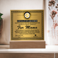 Certificate Of Achievement Fur Mama Square Acrylic, Acrylic Mom Gifts From Loving Child, Special Mothers Day Gifts For Mom