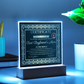 Certificate Of Excellence Best Boyfriend's Mom Square Acrylic, Gift For Boyfriend's Mom From Son's Girlfriend, Birthday Gift Boyfriends Mom