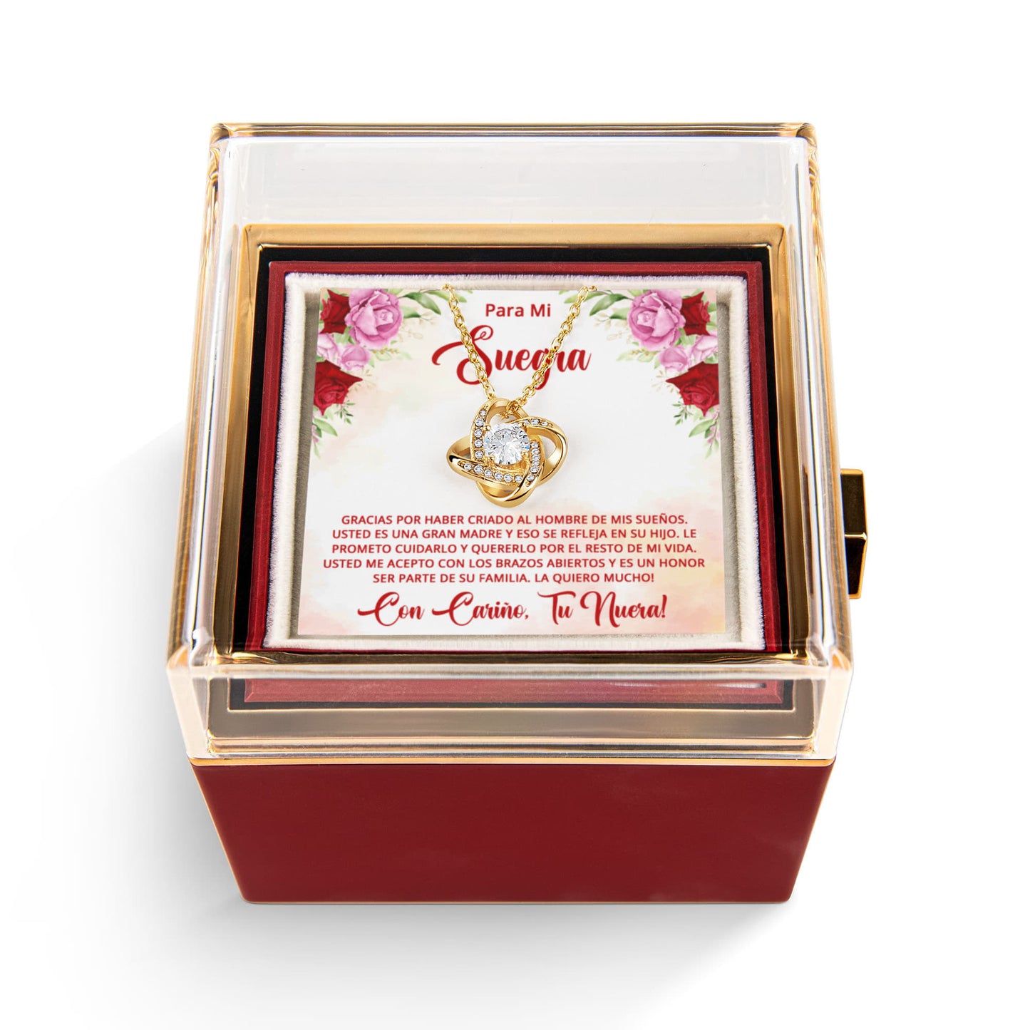 SUEROSA_BR2_M8_25_1 - Love Knot with Rotating Rose Gift Box